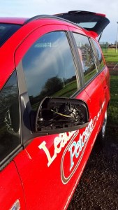 Car minus mirror cover